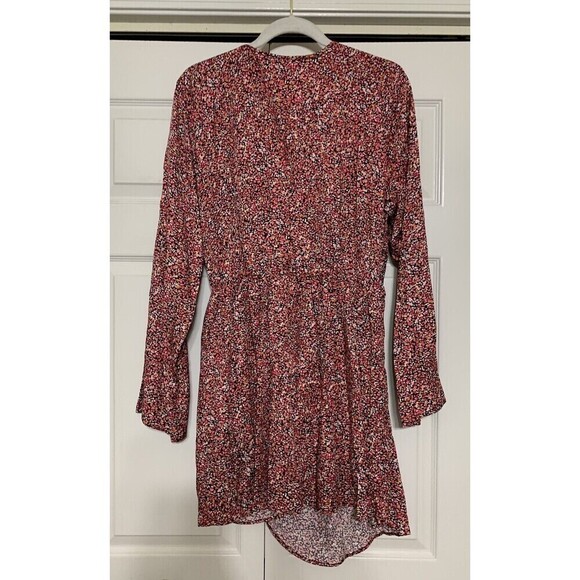 NWT H&M Viscose Multi Color Wrap Dress Ruched Effect Size XL (R17) - Picture 6 of 8